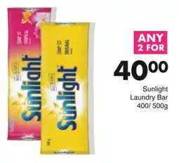Save Sunlight Laundry Bar 400/500g offer