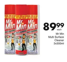 Save Mr Min Multi Surface Cleaner 3x300ml offer
