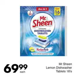 Save Mr Sheen Lemon Dishwasher Tablets 16's offer