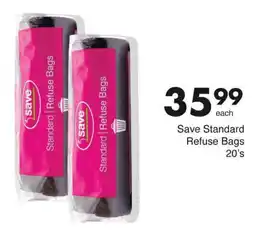 Save Save Standard Refuse Bags offer