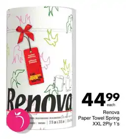 Save Renova Paper Towel Spring XXL 2Ply 1's offer