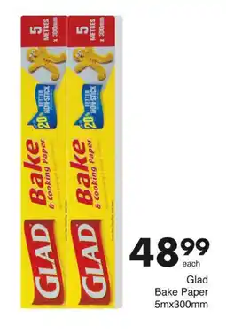 Save Glad Bake Paper 5mx300mm offer