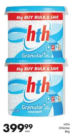 Save HTH Chlorine 8kg offer