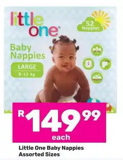 Game Little One Baby Nappies Assorted Sizes offer
