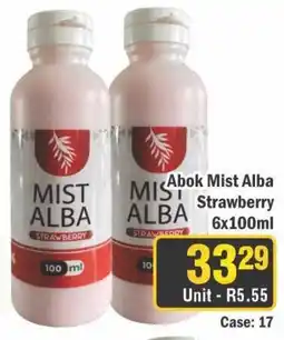 J&E Cash and Carry Abok Mist Alba Strawberry offer