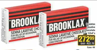 J&E Cash and Carry Brooklax Laxative Chocolate offer