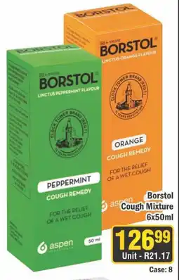 Borstol Cough Mixture 6x50ml