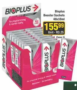 J&E Cash and Carry Bioplus Booster Sachets 48x10ml offer