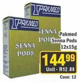 J&E Cash and Carry Pakmed Senna Pods 12x15g offer