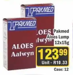 J&E Cash and Carry Pakmed Aloes Lump offer