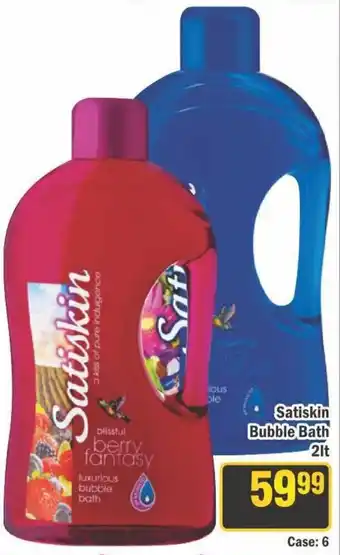 J&E Cash and Carry Satiskin Bubble Bath offer