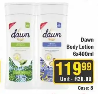 J&E Cash and Carry Dawn Body Lotion offer