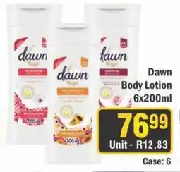 J&E Cash and Carry Dawn Body Lotion offer