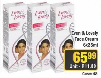 J&E Cash and Carry Even & Lovely Face Cream offer