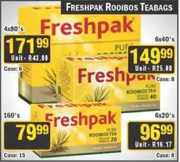 FRESHPAK ROOIBOS TEABAGS
