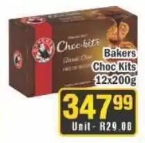 J&E Cash and Carry Bakers Choc Kits 12x200g offer