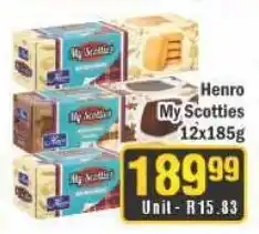 Henro My Scotties 12x185g