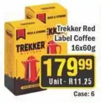 J&E Cash and Carry Trekker Red Label Coffee offer