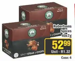 J&E Cash and Carry Robertsons Spices 40x7g offer