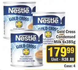 J&E Cash and Carry Gold Cross Condensed Milk 6x385g offer