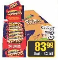 J&E Cash and Carry Cadbury Mini's offer
