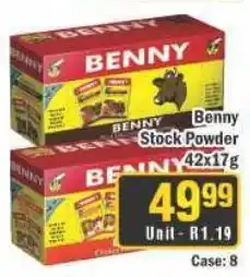 J&E Cash and Carry Benny Stock Powder offer