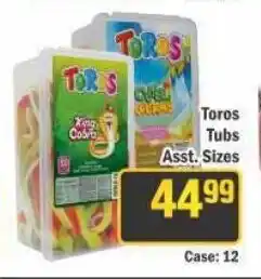 J&E Cash and Carry Toros Tubs Asst. Sizes offer