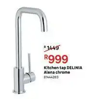 Leroy Merlin Delinia Alena Chrome Kitchen Tap offer