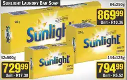 J&E Cash and Carry SUNLIGHT LAUNDRY BAR SOAP offer