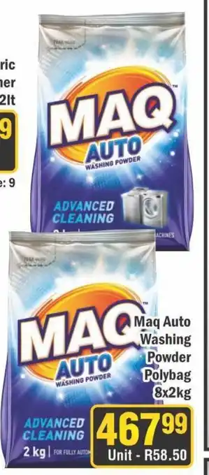 J&E Cash and Carry Maq Auto Washing Powder Polybag offer