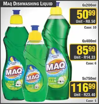 J&E Cash and Carry MAQ DISHWASHING LIQUID offer