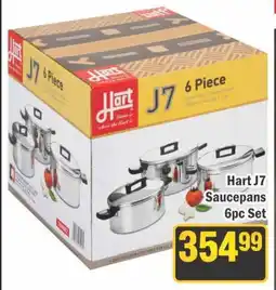J&E Cash and Carry Hart J7 Saucepans 6pc Set offer