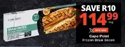 Checkers Cape Point Frozen Braai Snoek offer