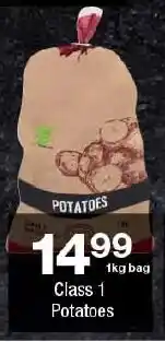 Checkers Class 1 Potatoes offer