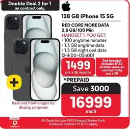 Makro 128 GB iPhone 15 5G offer