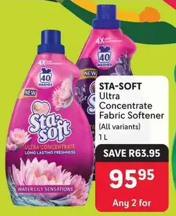Makro STA-SOFT Ultra Concentrate Fabric Softener offer