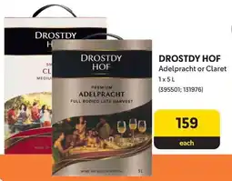 Makro DROSTDY HOF Adelpracht or Claret offer