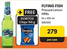 FLYING FISH Pressed Lemon NRBs + FREE DORITOS Chips 145 g