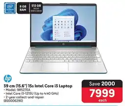 Makro HP 39 cm (15.6") 15s Intel Core i3 Laptop offer