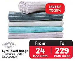 Makro Lyra Towel Range offer