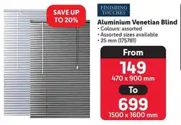 Aluminium Venetian Blind