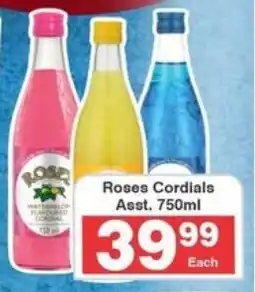 Frontline Roses Cordials Asst. 750ml offer