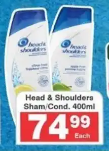 Frontline Head & Shoulders Sham/Cond. 400ml offer