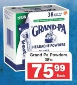 Grand Pa Powders 38's