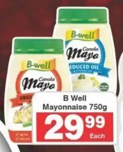 Frontline B Well Mayonnaise 750g offer
