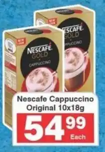 Frontline Nescafe Cappuccino Original 10x18g offer