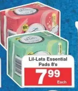 Frontline Lil-Lets Essential Pads 8's offer