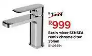 Leroy Merlin Sensea Basin Mixer Remix (Chrome Citec) 35mm offer