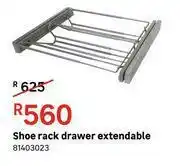Leroy Merlin Shoe Rack Drawer Extendable offer