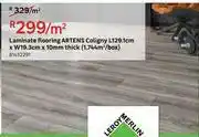 Leroy Merlin Artens Laminate Flooring Coligny L 129.1cm x W 19.3cm x 10mm Thick-Per Sqm offer